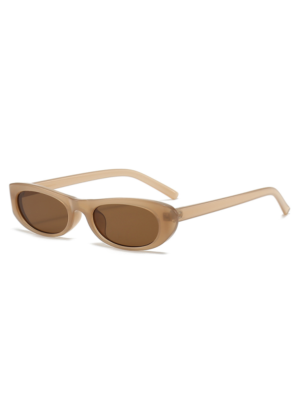 New women's oval sunglasses fashionable and versatile macaron color sunglasses Shello's Creative Boutique