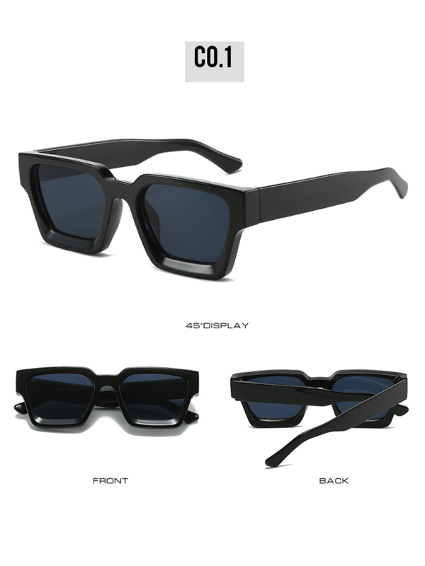 New women's thick frame sunglasses trendy square frame sunglasses Shello's Creative Boutique