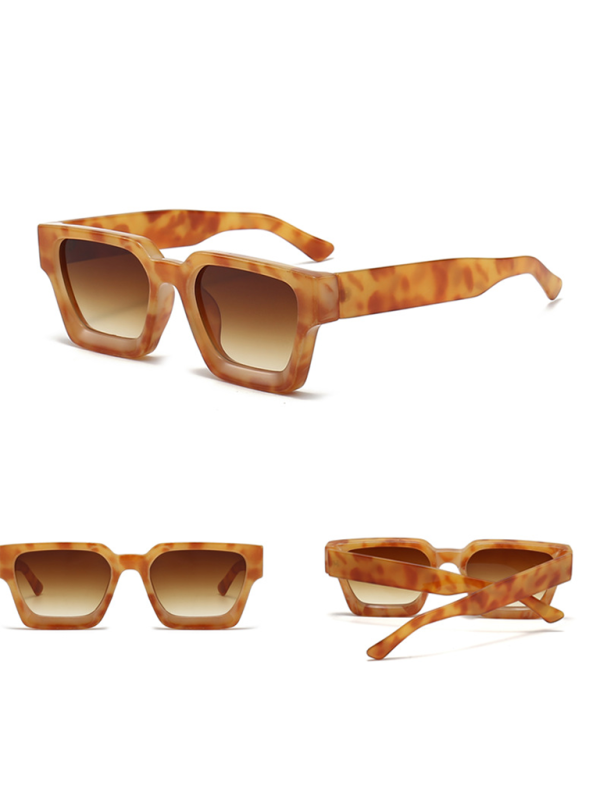 New women's thick frame sunglasses trendy square frame sunglasses Shello's Creative Boutique