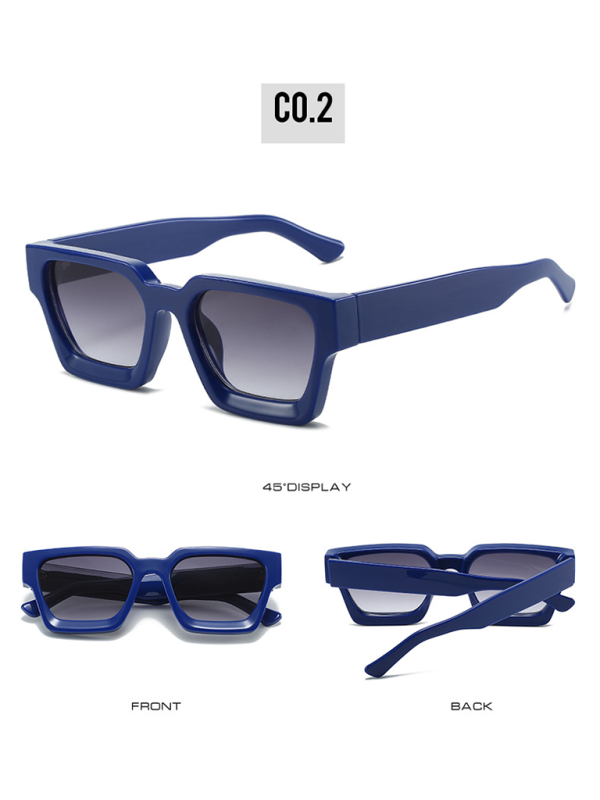 New women's thick frame sunglasses trendy square frame sunglasses Shello's Creative Boutique