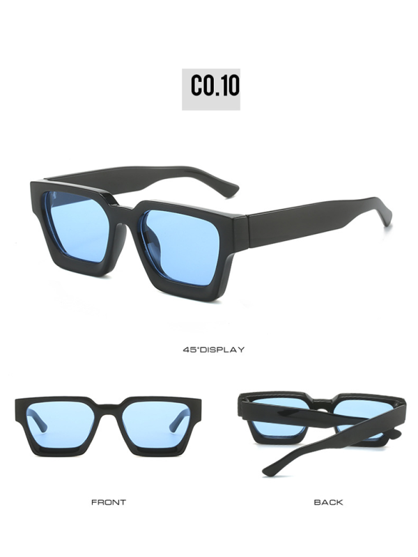 New women's thick frame sunglasses trendy square frame sunglasses Shello's Creative Boutique