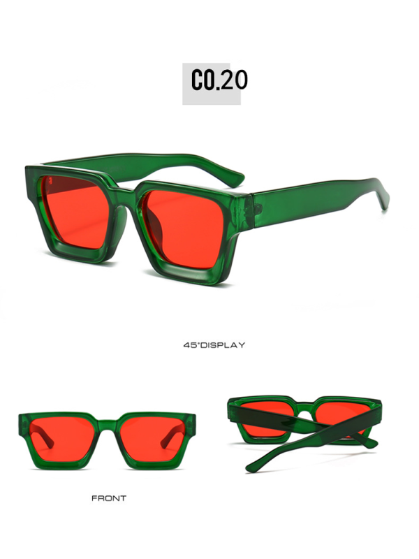 New women's thick frame sunglasses trendy square frame sunglasses Shello's Creative Boutique