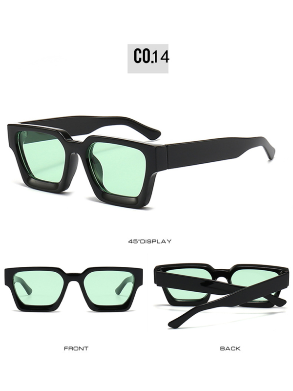 New women's thick frame sunglasses trendy square frame sunglasses Shello's Creative Boutique