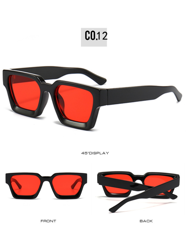 New women's thick frame sunglasses trendy square frame sunglasses Shello's Creative Boutique