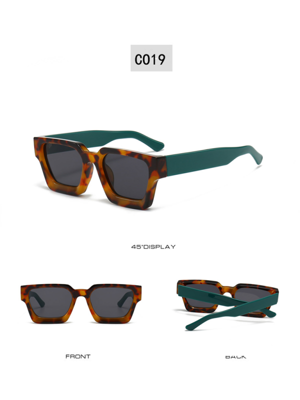 New women's thick frame sunglasses trendy square frame sunglasses Shello's Creative Boutique