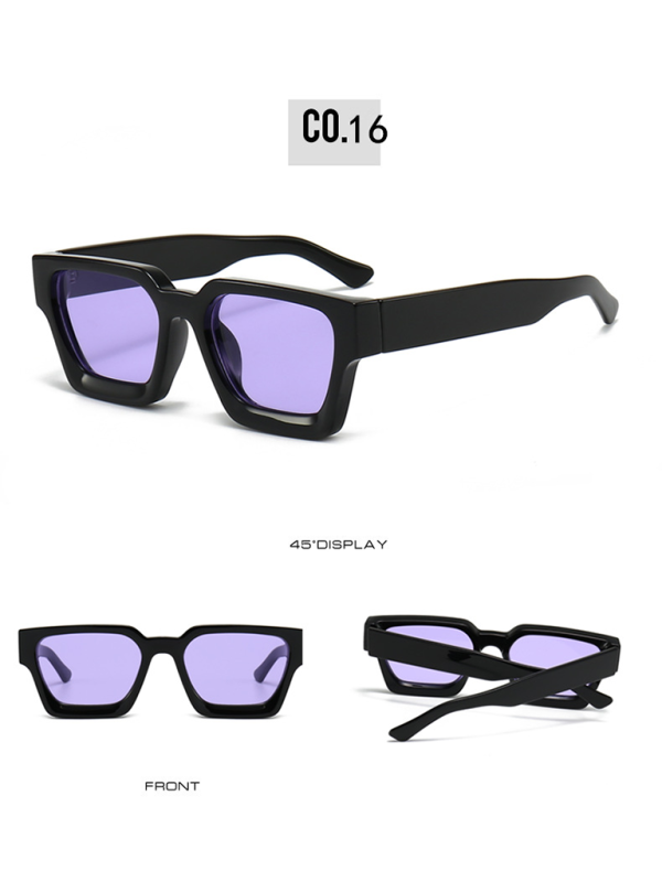 New women's thick frame sunglasses trendy square frame sunglasses Shello's Creative Boutique