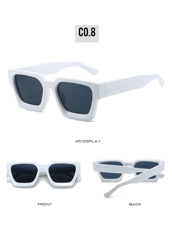 New women's thick frame sunglasses trendy square frame sunglasses Shello's Creative Boutique