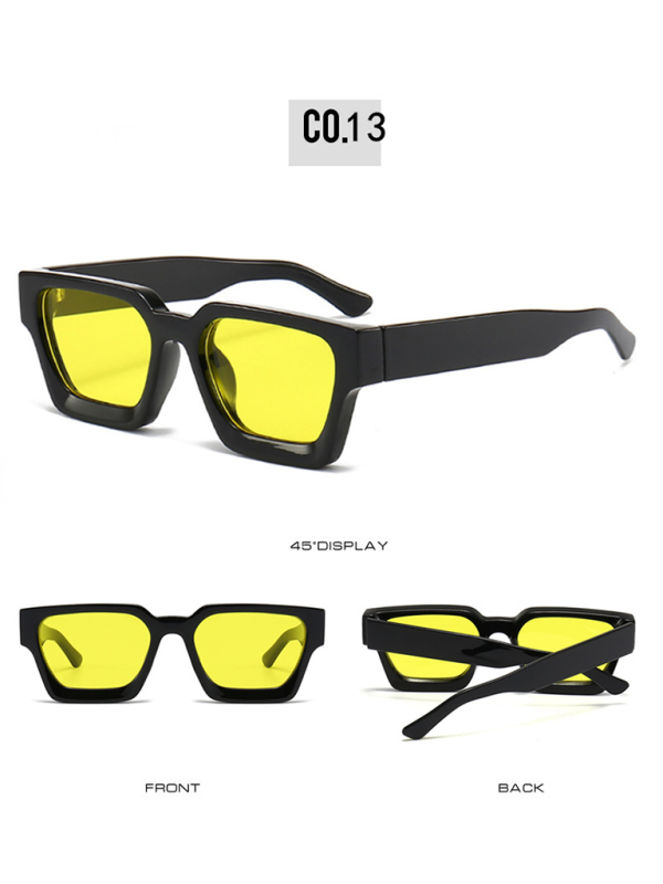 New women's thick frame sunglasses trendy square frame sunglasses Shello's Creative Boutique