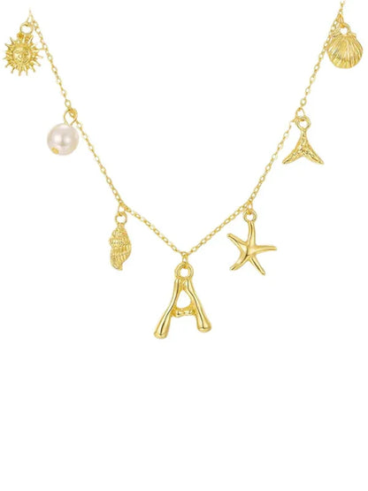 New Fashion Pearl Ocean Shell Necklace for a Stylish Look - Shello's Creative Boutique