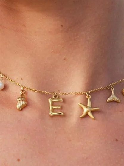 New Fashion Pearl Ocean Shell Necklace for a Stylish Look - Shello's Creative Boutique