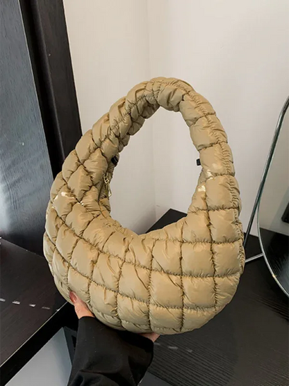 Women Simple Dumpling Handbag - Chic and Versatile for Every Occasion - Shello's Creative Boutique