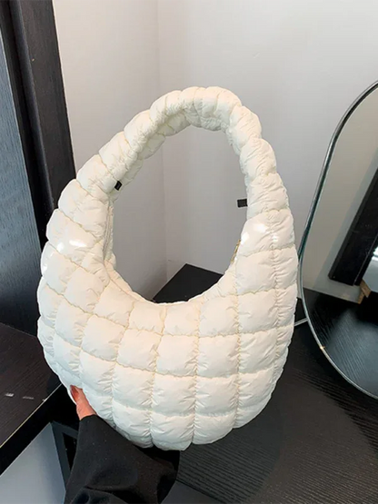 Women Simple Dumpling Handbag - Chic and Versatile for Every Occasion - Shello's Creative Boutique