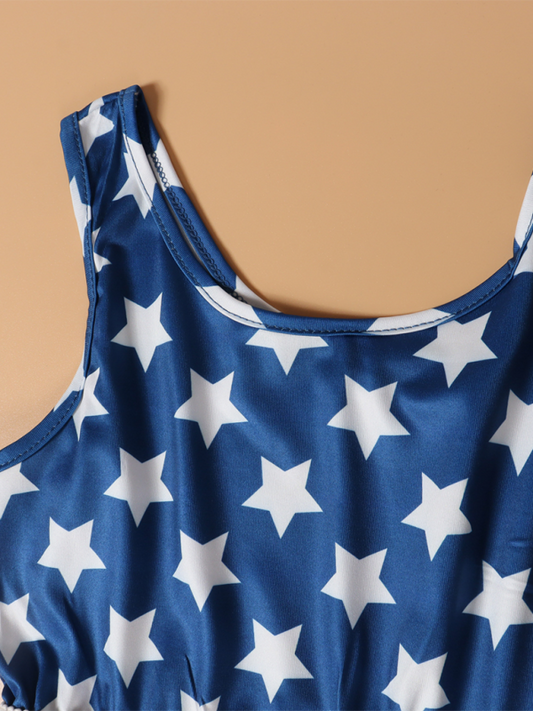 Women's  Print Tank Top Dress Maternity Dress Shello's Creative Boutique
