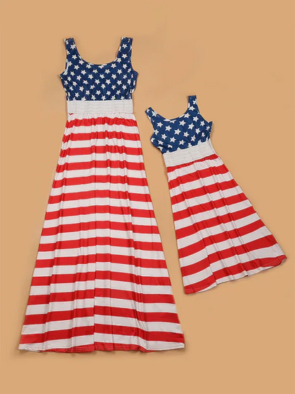 Women's Print Tank Top Dress Maternity Dress - Shello's Creative Boutique