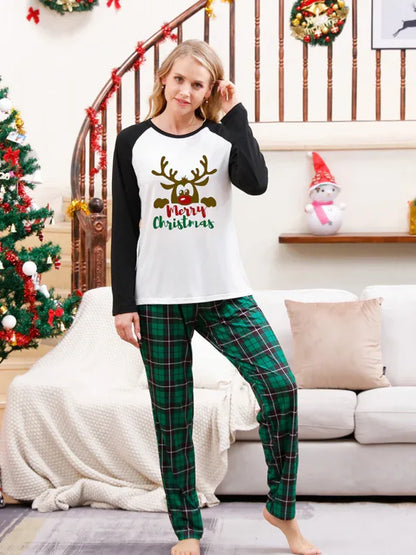 Family Christmas Print Pajama Set - Shello's Creative Boutique
