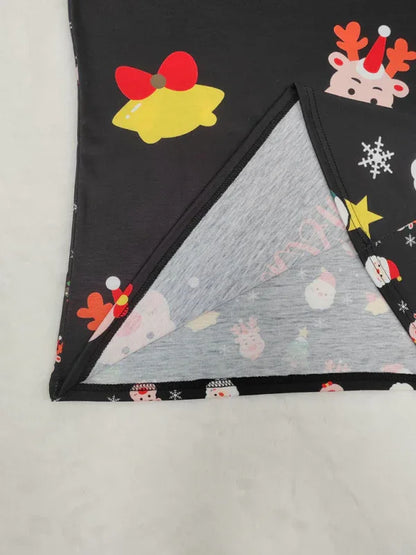 Santa Claus Print Children's Christmas Pajama Set - Shello's Creative Boutique