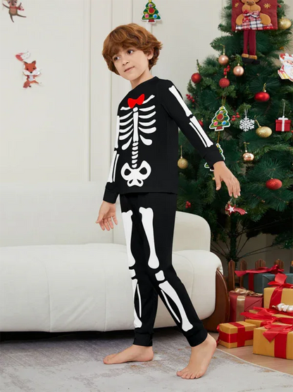 Halloween Skeleton Costume Set for Parent-Child Matching Pajama Fun - Shello's Creative Boutique