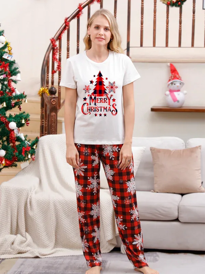 New Christmas Parent-Child Pajama Set Printed Homewear - Shello's Creative Boutique