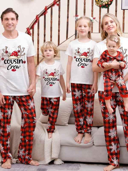 New Christmas Parent-Child Pajama Set Printed Homewear - Shello's Creative Boutique