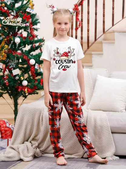 New Christmas Parent-Child Pajama Set Printed Homewear - Shello's Creative Boutique
