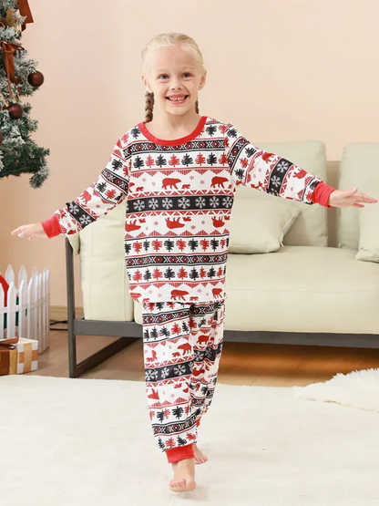 Christmas Loungewear Set for Parents and Children - Plaid Patchwork Printed Comfort - Shello's Creative Boutique