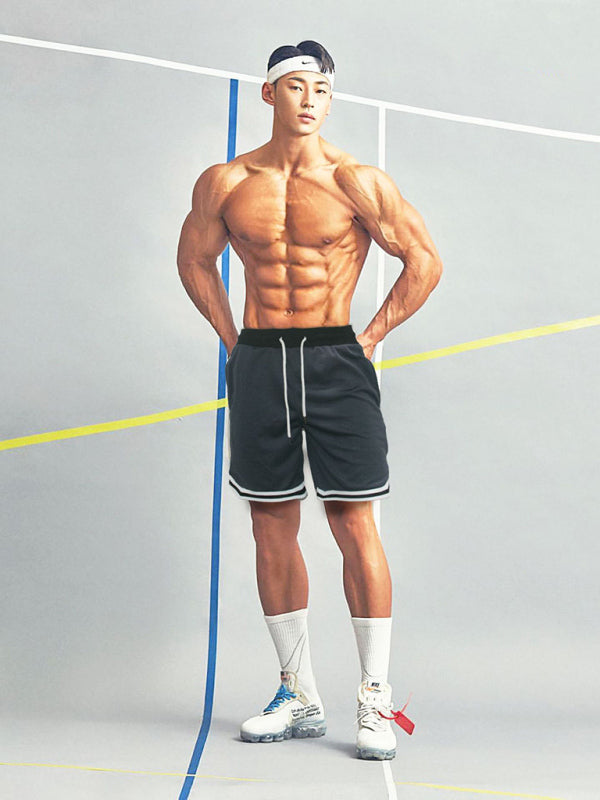 Leisure Sports Shorts Men'S Speed Outdoor Fitness Basketball Men'S Quarter Pants Shello's Creative Boutique