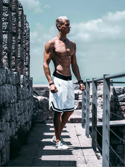 Leisure Sports Shorts Men'S Speed Outdoor Fitness Basketball Men'S Quarter Pants - Shello's Creative Boutique