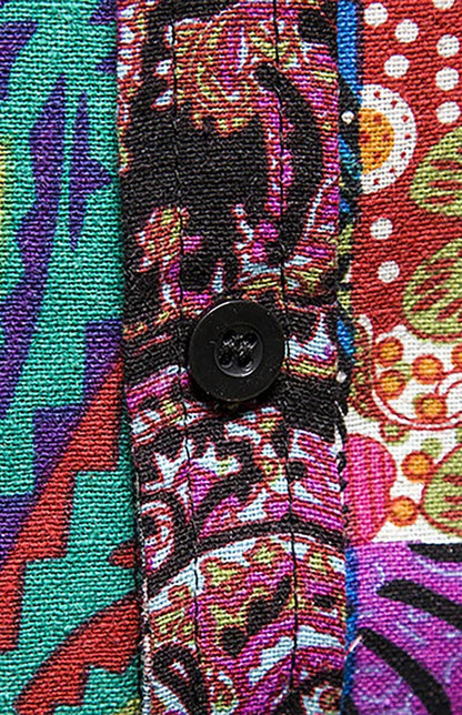 Leisure Lapel Collar Woven Polyester Men's Shirt - Shello's Creative Boutique