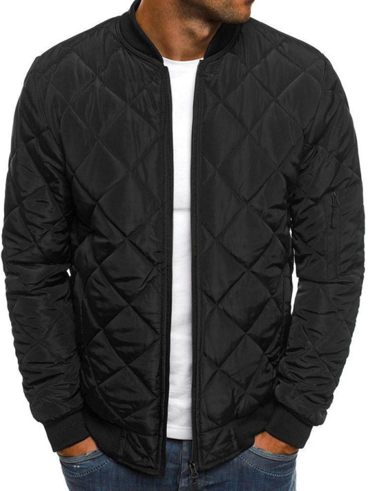 Men's Fashion Warm Coat Solid Color Jacket Shello's Creative Boutique