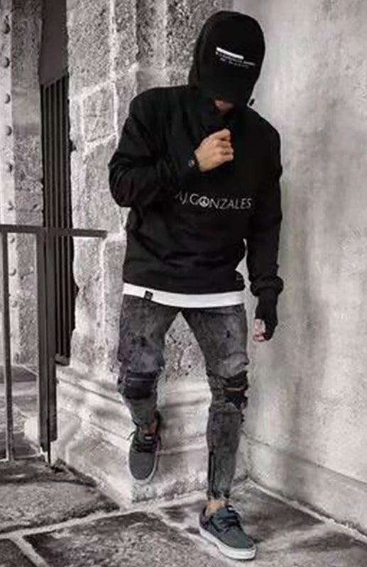 Men's Distressed Street Style Skinny Jeans Shello's Creative Boutique