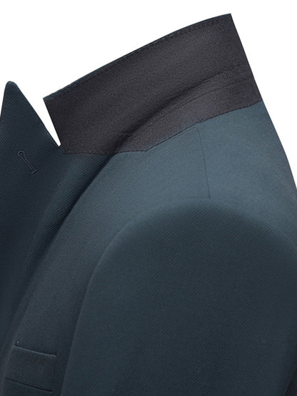 Men's Business Double-Breasted Woven Blazer Set Shello's Creative Boutique