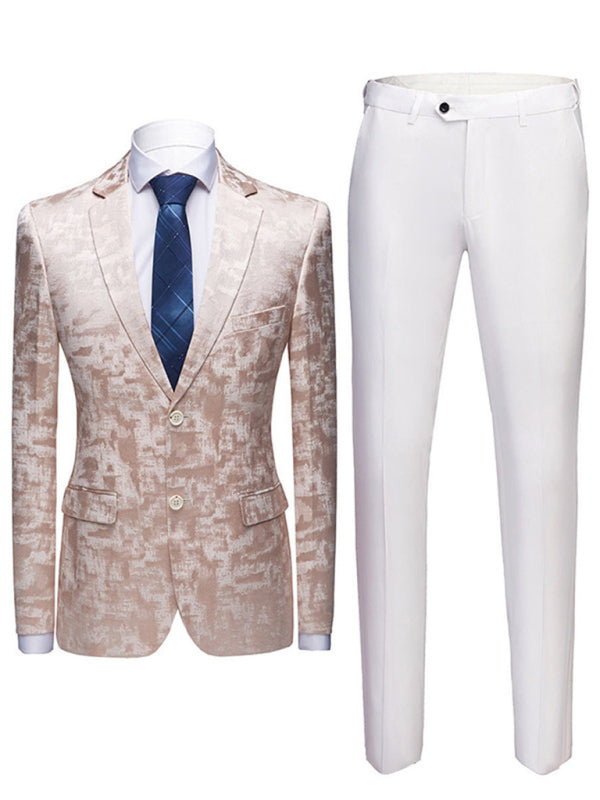 Men's Light Business Welt Pocket Blazer Suit Shello Creative Boutique