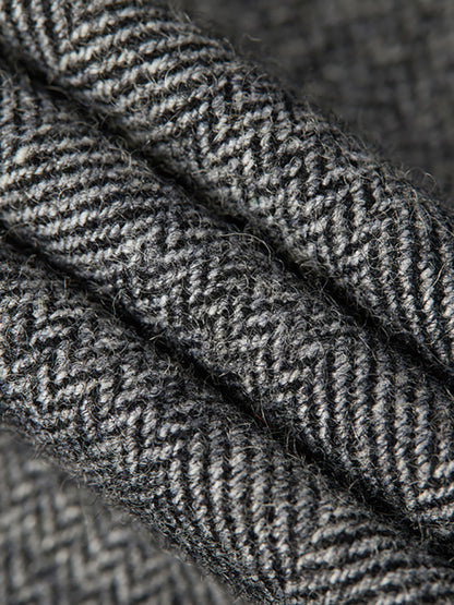 Four Seasons Lapel Collar Solid Wool Regular Sleeve Coat Shello's Creative Boutique