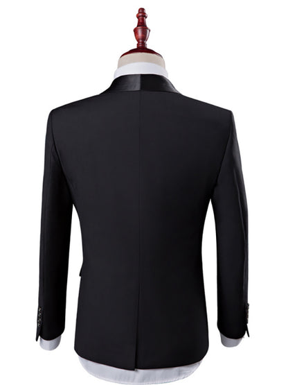 Men's Stylish Lapel Collar Business Suit Shello Creative Boutique
