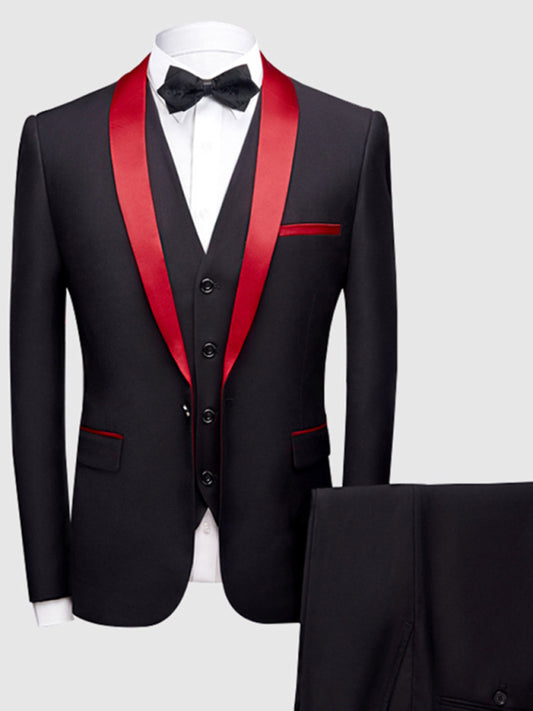 Light business style solid welt pocket polyester blazer Shello's Creative Boutique