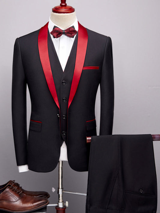 Light business style solid welt pocket polyester blazer Shello's Creative Boutique