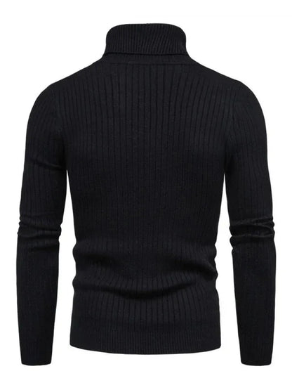 Men's Knitted Sweater Cross-Border Turtleneck Slim Fit Bottoming Sweater - Shello's Creative Boutique