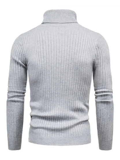 Men's Knitted Sweater Cross-Border Turtleneck Slim Fit Bottoming Sweater - Shello's Creative Boutique