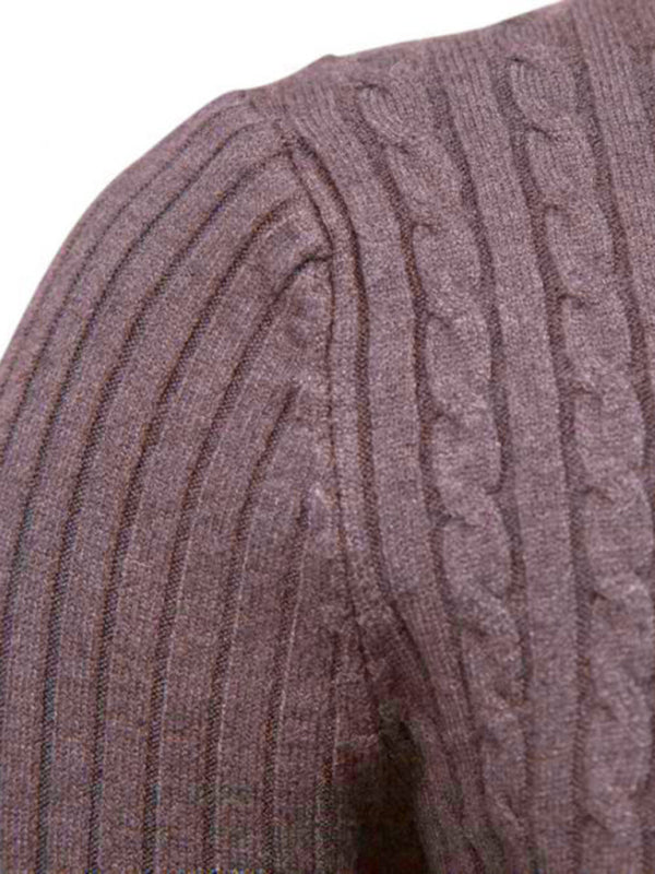 Men's knitted sweater cross-border turtleneck slim fit bottoming sweater Shello's Creative Boutique