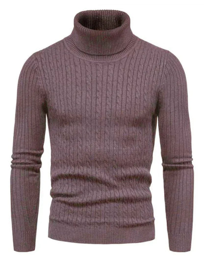 Men's Knitted Sweater Cross-Border Turtleneck Slim Fit Bottoming Sweater - Shello's Creative Boutique