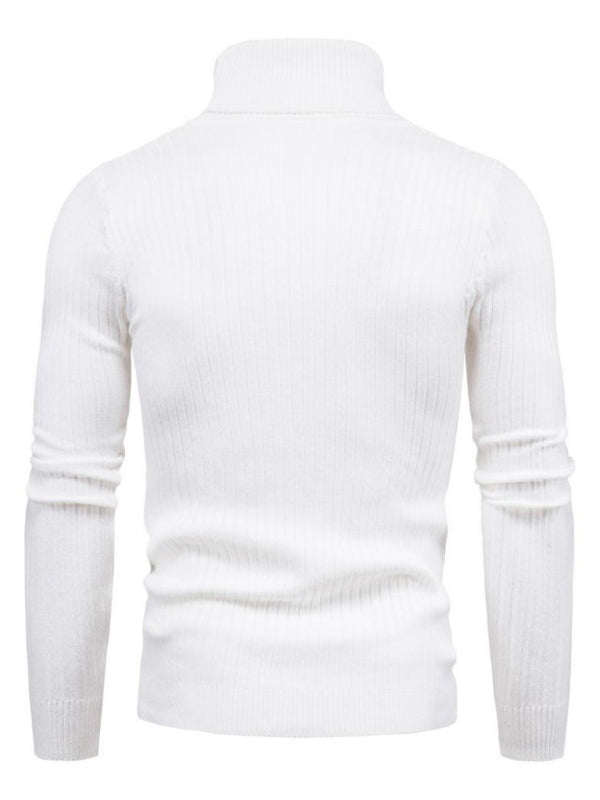 Men's knitted sweater cross-border turtleneck slim fit bottoming sweater Shello's Creative Boutique