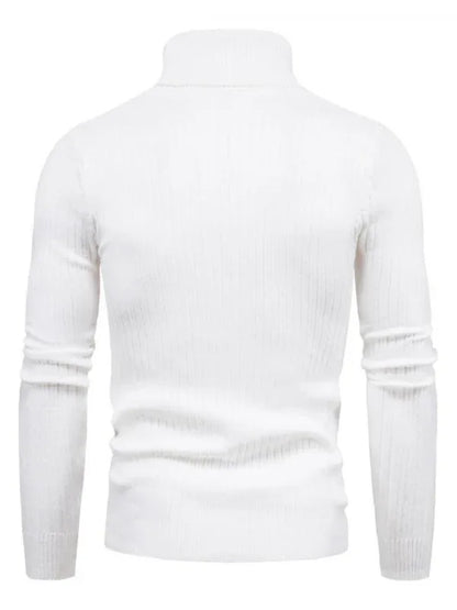 Men's Knitted Sweater Cross-Border Turtleneck Slim Fit Bottoming Sweater - Shello's Creative Boutique