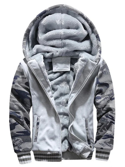 Men's Camouflage Casual Sports Cardigan Sweater Jacket - Shello's Creative Boutique