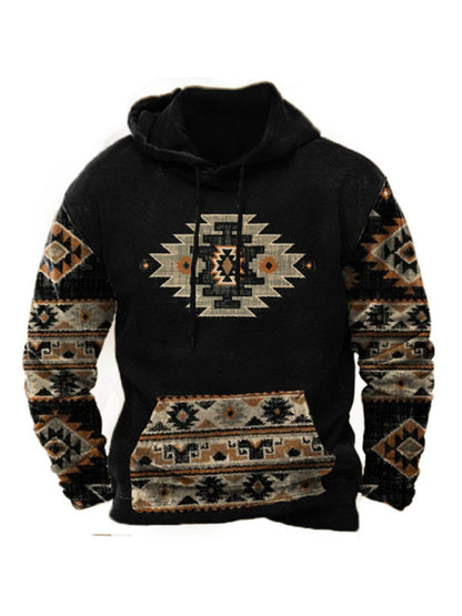 Digital printing men's street sports fashion trend hoodie Shello's Creative Boutique