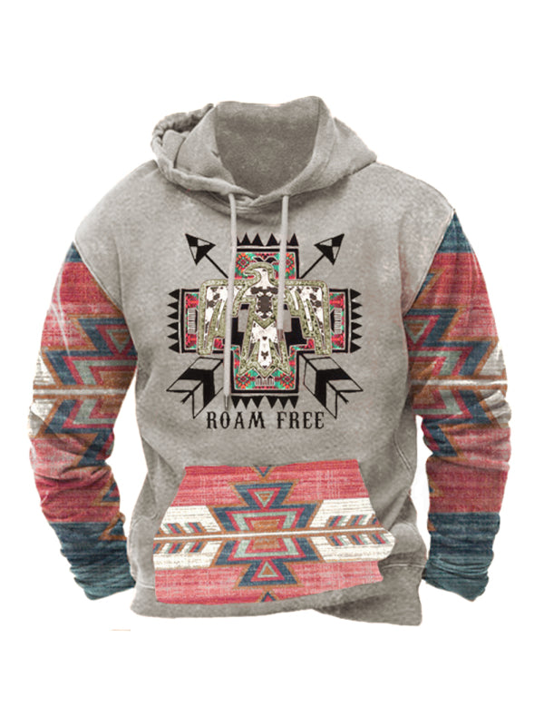 Digital printing men's street sports fashion trend hoodie Shello's Creative Boutique