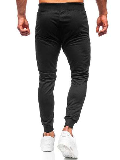 Men's Sweatpants Contrasting Color Pocket Straight Casual Pants - Shello's Creative Boutique