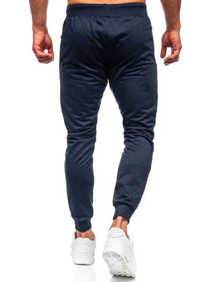 Men's Sweatpants Contrasting Color Pocket Straight Casual Pants - Shello's Creative Boutique