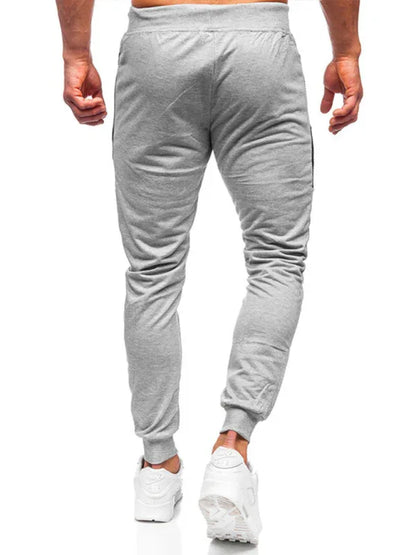 Men's Sweatpants Contrasting Color Pocket Straight Casual Pants - Shello's Creative Boutique