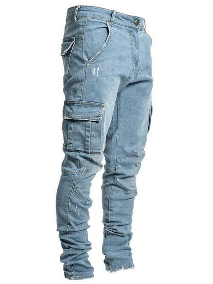 New Style Jeans Men's Side Pocket Skinny Jeans - Shello's Creative Boutique