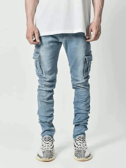 New Style Jeans Men's Side Pocket Skinny Jeans - Shello's Creative Boutique